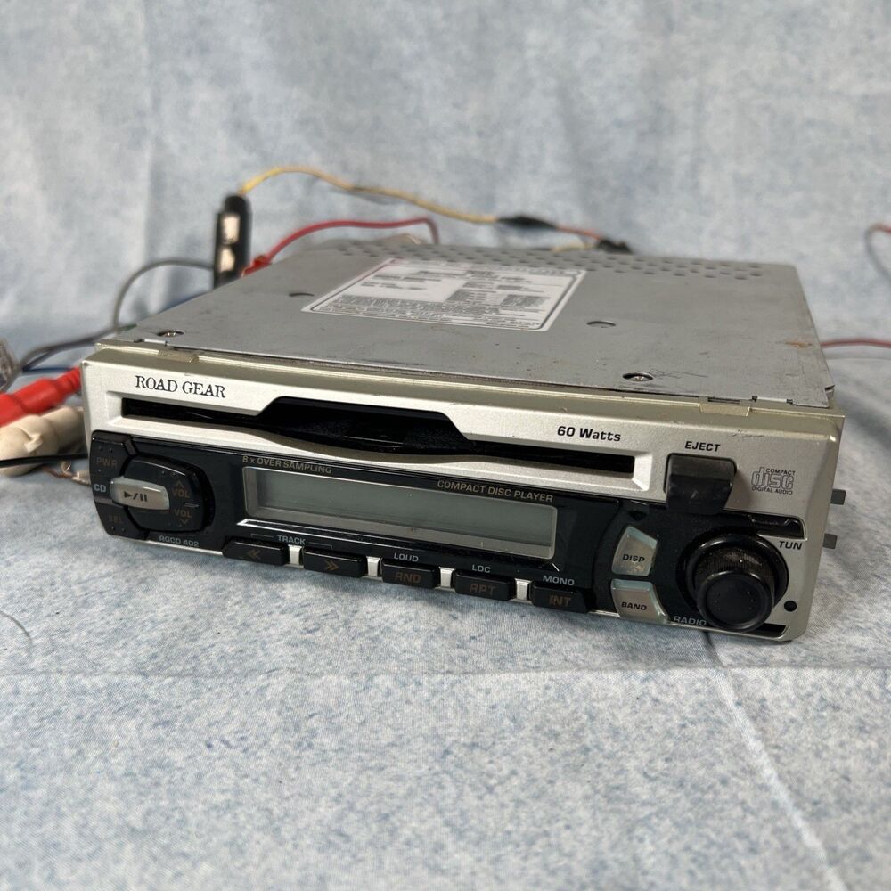 Road Gear Car Stereo CD Player Model RGCD402